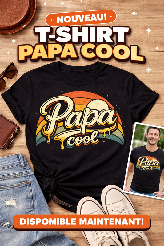 T-shirt papa cool